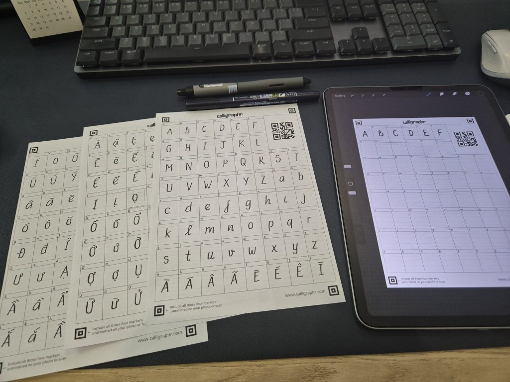 Tạo font chữ viết tay của chính mình